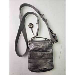 The Sak Crossbody Bag With Adjustable Strap Metallic Pockets Shoulder
